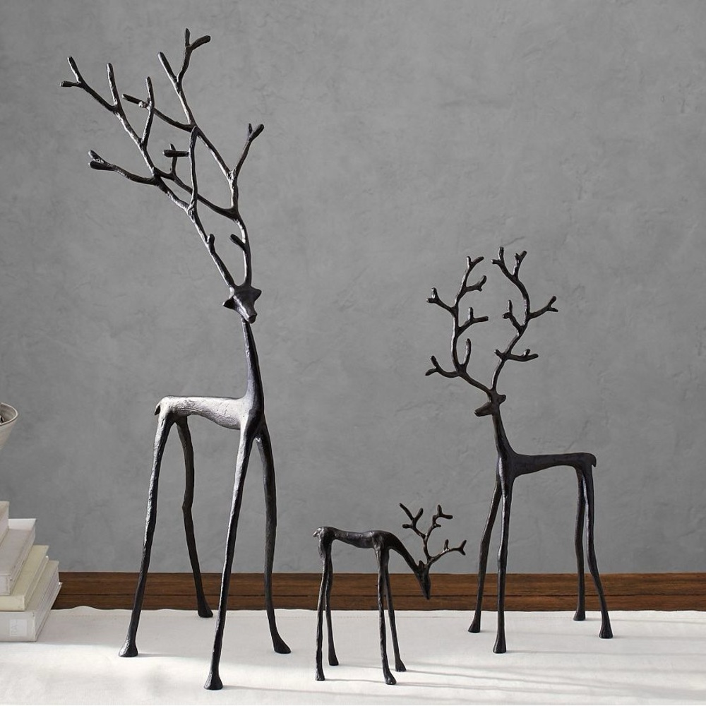 Pottery Barn Reindeer set of 3